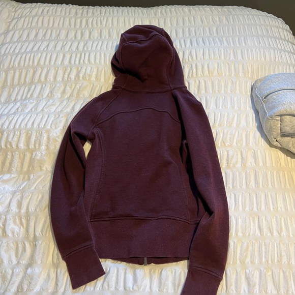 Lululemon Scuba Full Zip Sz 6 - heathered cassis - Picture 4 of 4
